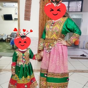 Mommy daughter Traditional dress